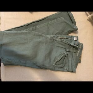American Eagle size 25 jeans green